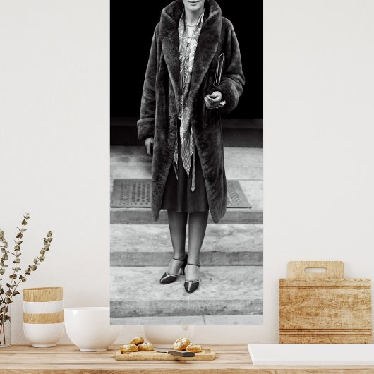 "LADY LINDY" AMELIA EARHART 1928 POSTER (Küche)