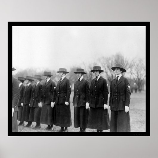 Lady Lineup der US-Marine 1912 Poster (Vorne)