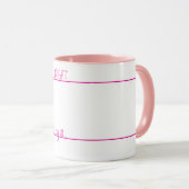 Lady Llama Moderation Tasse (VorderseiteRechts)