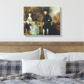 Lady Lloyd und ihr Sohn Richard Savage Lloyd von H Leinwanddruck (Insitu (Schlafzimmer))