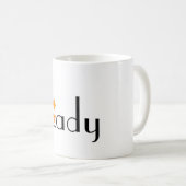 Lady-Logo Kaffeetasse (VorderseiteRechts)