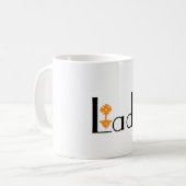 Lady-Logo Kaffeetasse (Vorderseite Links)