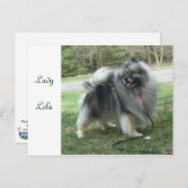 Lady Lola Postcard Postkarte (Vorne/Hinten)