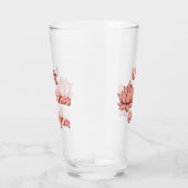 Lady Lotus Drache-Lotusblüte Glas (Rechts)