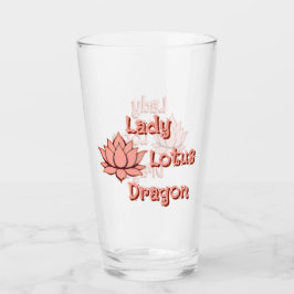 Lady Lotus Drache-Lotusblüte Glas