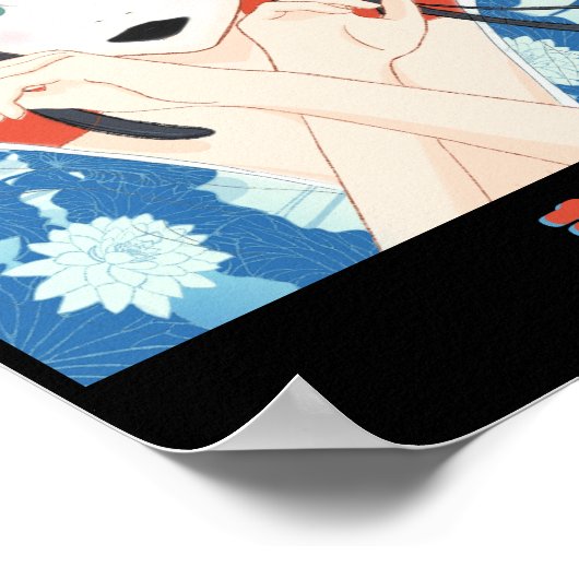 Lady Lotus Poster (Ecke)