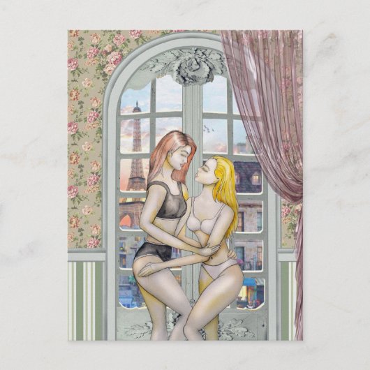 Lady Lovers Art Postkarte (Vorderseite)