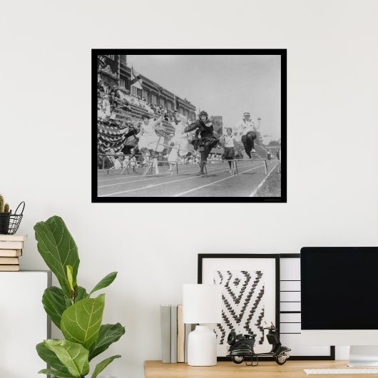 Lady Low Hurdle Race in Washington, DC 1922 Poster (Heimbüro)