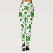 Lady Luck Clover St. Patrick's Day Leggings (Rückseite)