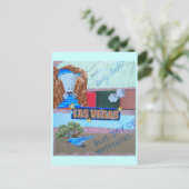 Lady Luck Collage Postkarte (Stehend Vorderseite)