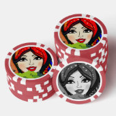 Lady Luck Game Night  Pokerchips (Stapel)