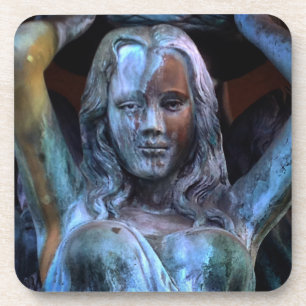 Lady luck getränkeuntersetzer