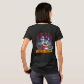 Lady Luck Has Set Sail- Back Only Print T-Shirt (Schwarz voll)