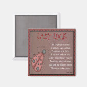 Lady Luck Magnet (Vorderseite/Rückseite)