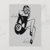 Lady Luck Postkarte (Vorderseite)