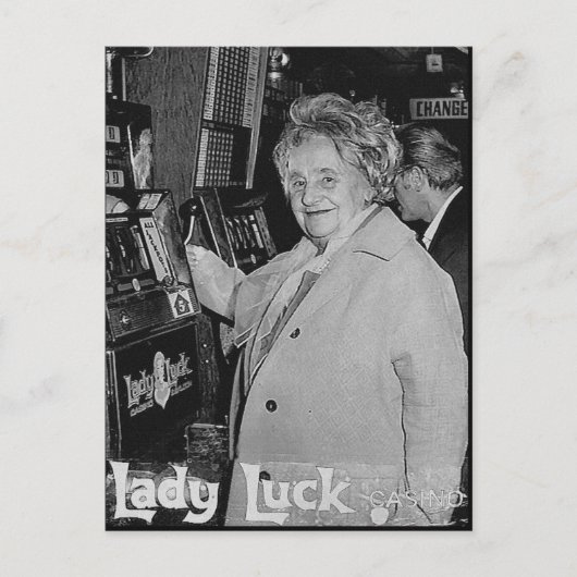 Lady Luck Postkarte (Vorderseite)