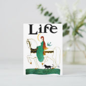 "LADY LUCK" REITPFERD POSTKARTE (Stehend Vorderseite)