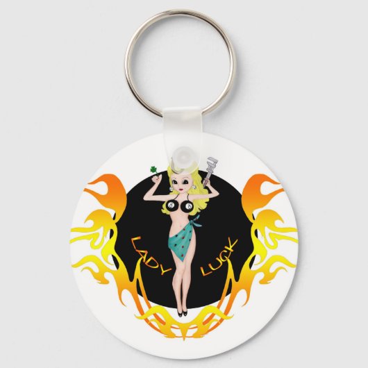 Lady Luck Schlüsselanhänger (Vorderseite)