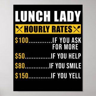 Lady Lunch Lady Stundenpreis Lunch Lady Poster