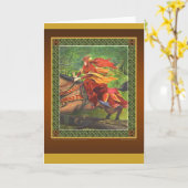 Lady Lunete Grußkarte Karte (Gelbe Blume)