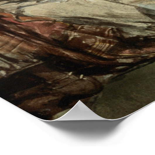 Lady Macbeth, 1850 Poster (Ecke)