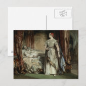 Lady Macbeth, 1850 Postkarte (Vorne/Hinten)