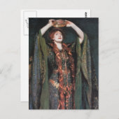 Lady Macbeth Postkarte (Vorne/Hinten)