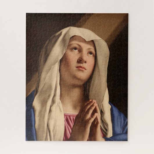 Lady Madonna Praying (Jungfrau Mary) (Christliche Puzzle (Vertikal)