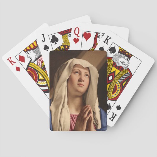 Lady Madonna Praying (Jungfrau Mary) (Christliche  Spielkarten (Rückseite)