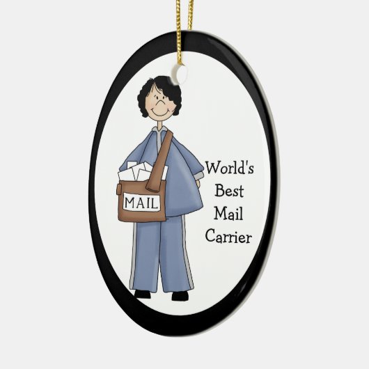 Lady Mail Carrier Vielen Dank Ornament (Links)