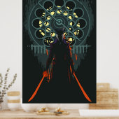 Lady Maria vom Astral-Uhrturm Poster (Küche)