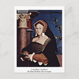 Lady Mary Guildford von Hans Holbein die Jüngste Postkarte