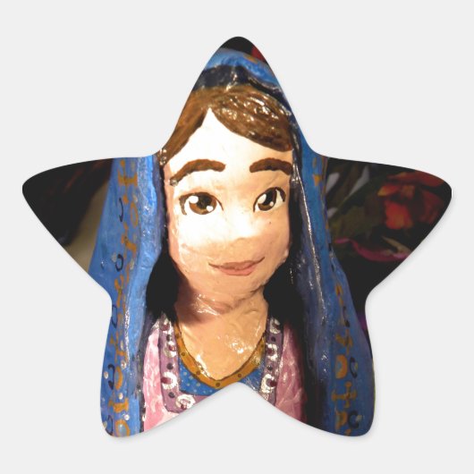 Lady Mary I Stern-Aufkleber (Vorderseite)