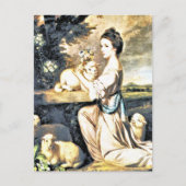 Lady Mary Leslie Postkarte (Vorderseite)