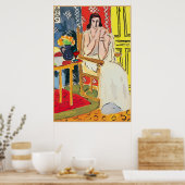 Lady Matisse mit Brandy Glass Poster (Küche)