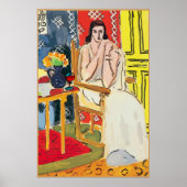 Lady Matisse mit Brandy Glass Poster (Vorne)