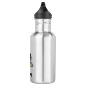 Lady Mermaid individuelle Name Edelstahlflasche (Rechts)