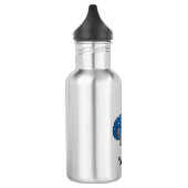 Lady Mermaid individuelle Name Edelstahlflasche (Links)