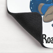 Lady Mermaid individuelle Name Mousepad (Ecke)