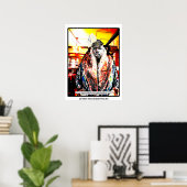 Lady Midnight: Harlem's Voice Beneath Dabney Light Poster (Heimbüro)