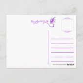 Lady Midnight Postcard Postkarte (Rückseite)