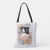 Lady mit Blume Tasche (Rückseite)