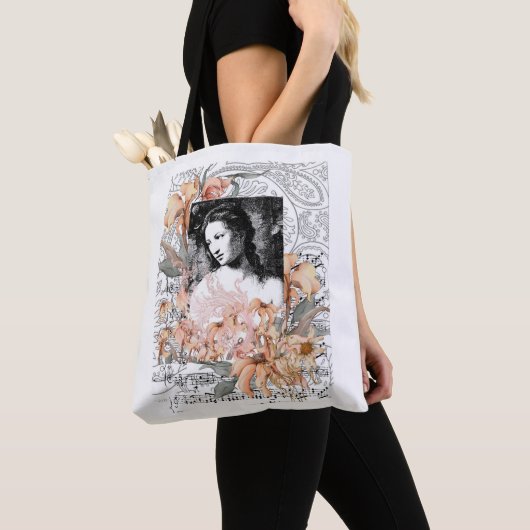 Lady mit Blume Tasche (Von Nahem)