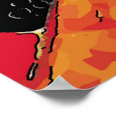 Lady mit Dackel Poster (Ecke)