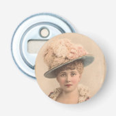 Lady mit dem Feather Hat Flaschenöffner (Vorderseite)