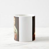 Lady mit einem Ermine, Leonardo Da Vinci Kaffeetasse (Mittel)