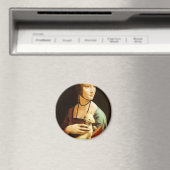 Lady mit einem Ermine von Leonardo Da Vinci c. 149 Magnet (In Situ (Geschirrspüler))