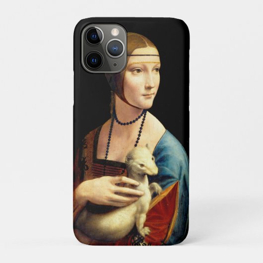 Lady mit einem Ermine von Leonardo Da Vinci Case-Mate iPhone Hülle (Rückseite)