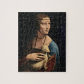 Lady mit einem Ermine von Leonardo da Vinci Puzzle (Vertikal)