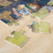 Lady mit einem Fan, Gustav Klimt Puzzle (Seite)